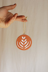 Latte Art Ornament